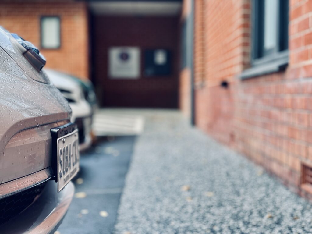 Photo of car in car park